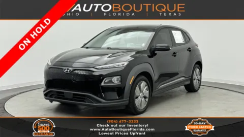 Black 2021 Hyundai Kona Electric Ultimate for sale in Jacksonville, FL