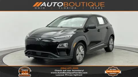 Black 2021 Hyundai Kona Electric Ultimate for sale in Jacksonville, FL