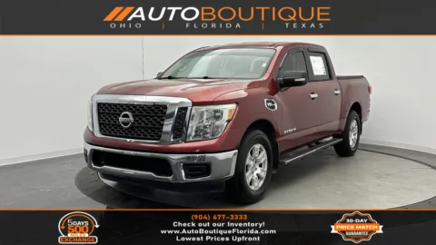 Red 2017 Nissan Titan SV for sale in Jacksonville, FL