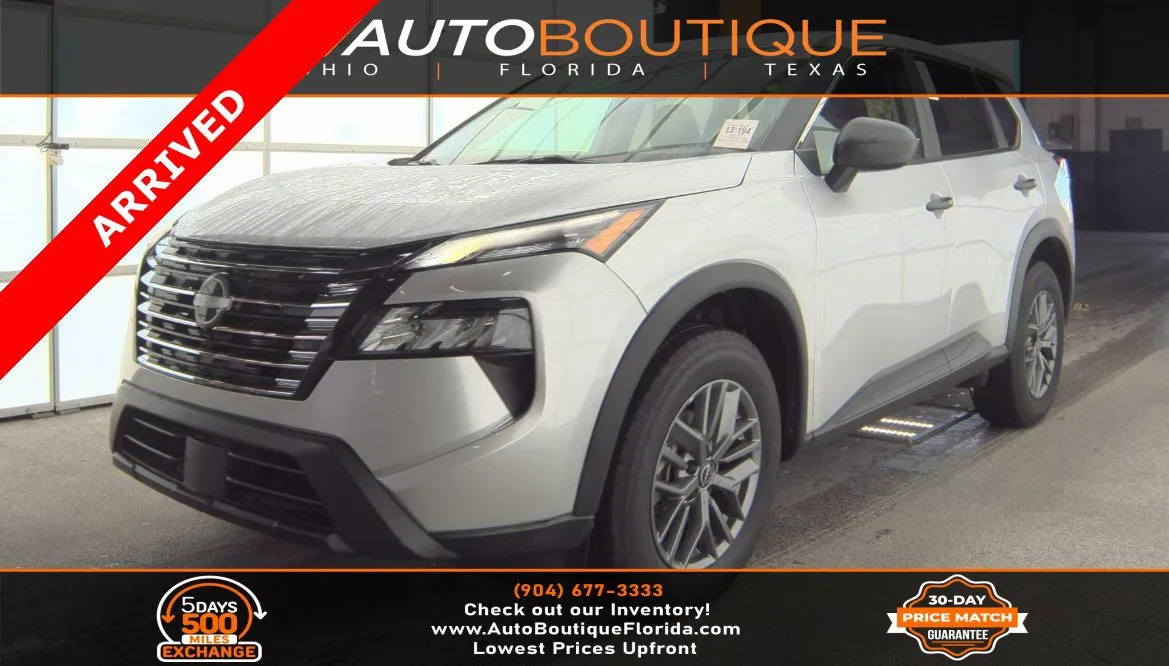 Silver 2024 Nissan Rogue S for sale in Jacksonville, FL
