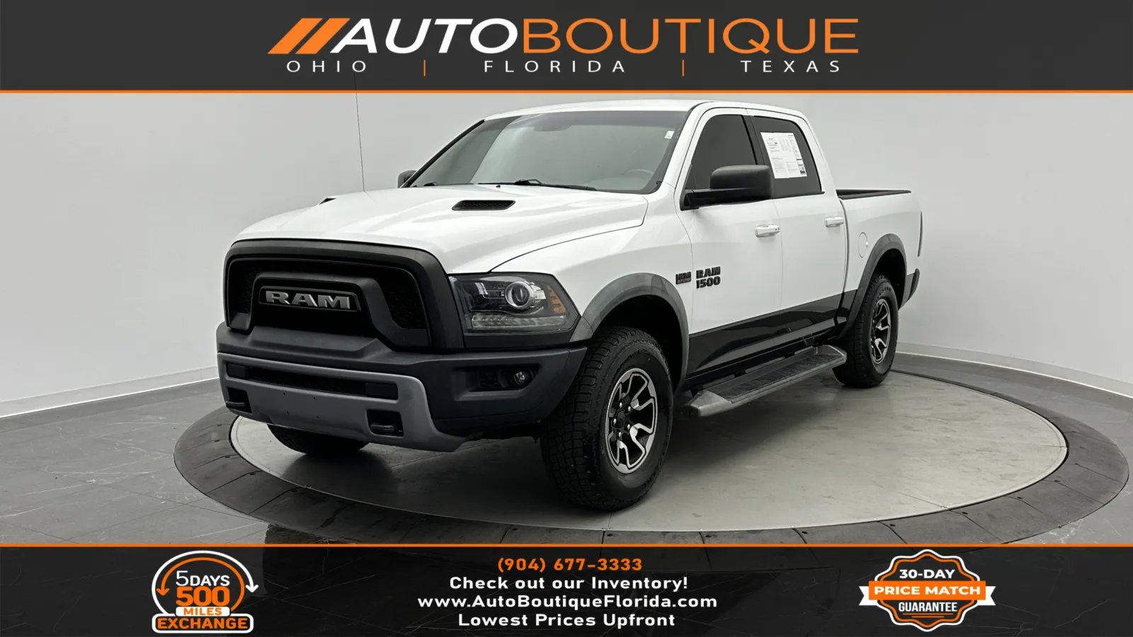White 2016 Ram 1500 Rebel for sale in Jacksonville, FL
