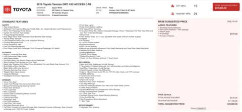 More photos of 2019 Toyota Tacoma SR5 at Auto Boutique Florida, FL