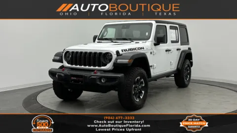 White 2025 Jeep Wrangler Rubicon for sale in Jacksonville, FL