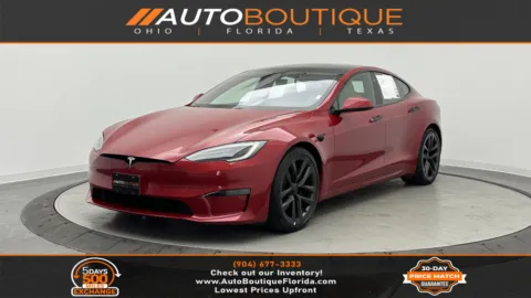 Red 2022 Tesla Model S Plaid for sale in Jacksonville, FL
