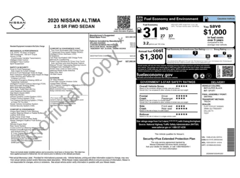 Photos of 2020 Nissan Altima 2.5 SR for sale in Jacksonville, FL at Auto Boutique Florida