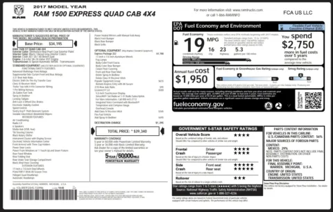 Photos of 2017 Ram 1500 Express for sale in Jacksonville, FL at Auto Boutique Florida