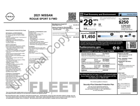Photos of 2021 Nissan Rogue Sport S for sale in Jacksonville, FL at Auto Boutique Florida