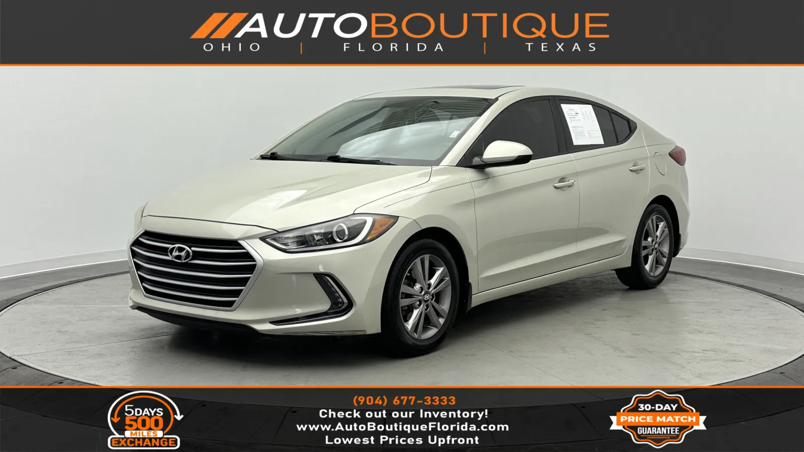 2017 Hyundai Elantra Value Edition for sale in Jacksonville, FL