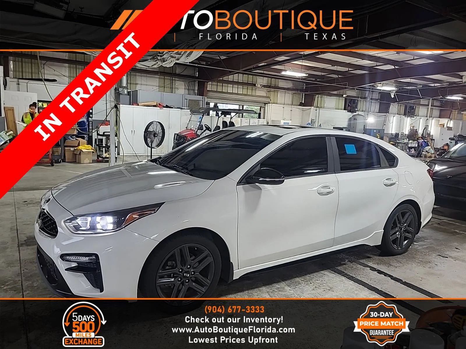 White 2020 Kia Forte GT-Line for sale in Jacksonville, FL