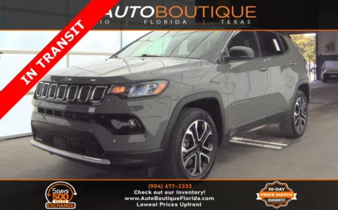 Gray 2023 Jeep Compass Limited for sale in Jacksonville, FL