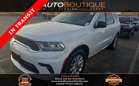 White 2023 Dodge Durango SXT for sale in Jacksonville, FL