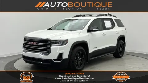 White 2023 GMC Acadia AT4 for sale in Jacksonville, FL