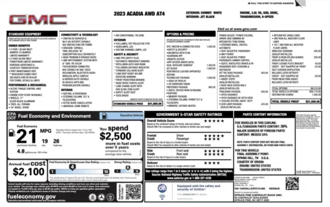 More photos of 2023 GMC Acadia AT4 at Auto Boutique Florida, FL