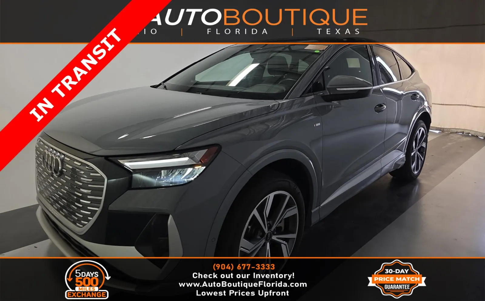 Gray 2023 Audi Q4 e-tron Sportback Premium Plus for sale in Jacksonville, FL