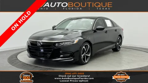 Black 2018 Honda Accord Sedan Sport 1.5T for sale in Jacksonville, FL