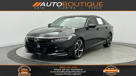 Black 2018 Honda Accord Sedan Sport 1.5T for sale in Jacksonville, FL