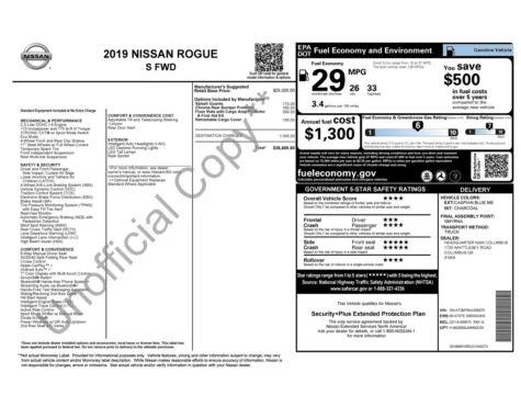 Photos of 2019 Nissan Rogue S for sale in Jacksonville, FL at Auto Boutique Florida