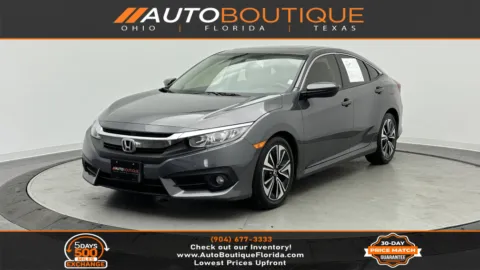 Black 2018 Honda Civic Sedan EX-T for sale in Jacksonville, FL