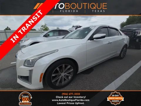 White 2016 Cadillac CTS Sedan Luxury Collection RWD for sale in Jacksonville, FL
