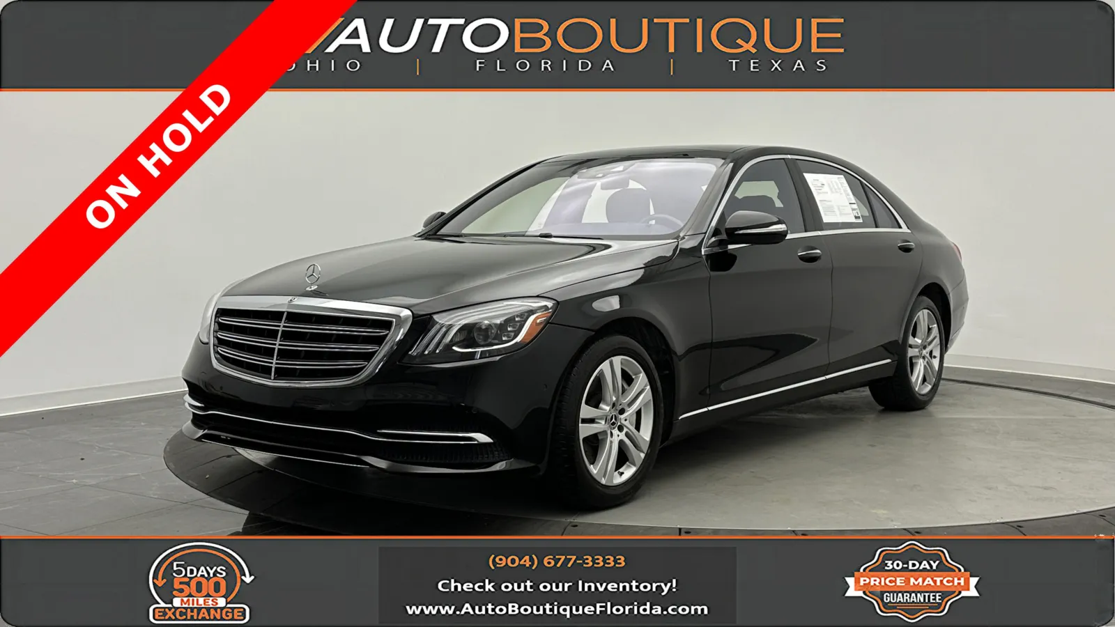2019 Mercedes-Benz S-Class S 450 for sale in Jacksonville, FL