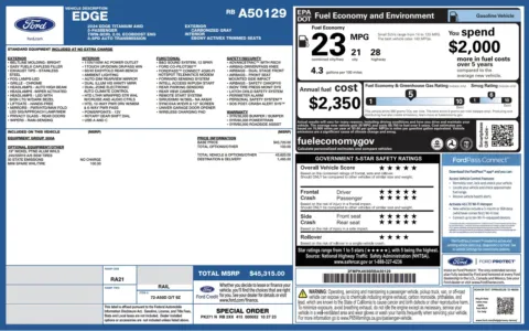 More photos of 2024 Ford Edge Titanium at Auto Boutique Florida, FL