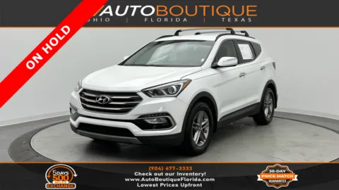 White 2018 Hyundai Santa Fe Sport 2.4L for sale in Jacksonville, FL