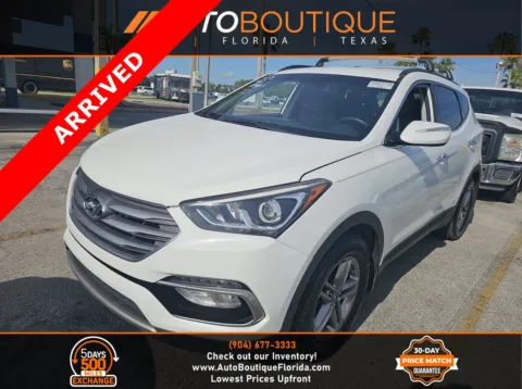 White 2018 Hyundai Santa Fe Sport 2.4L for sale in Jacksonville, FL