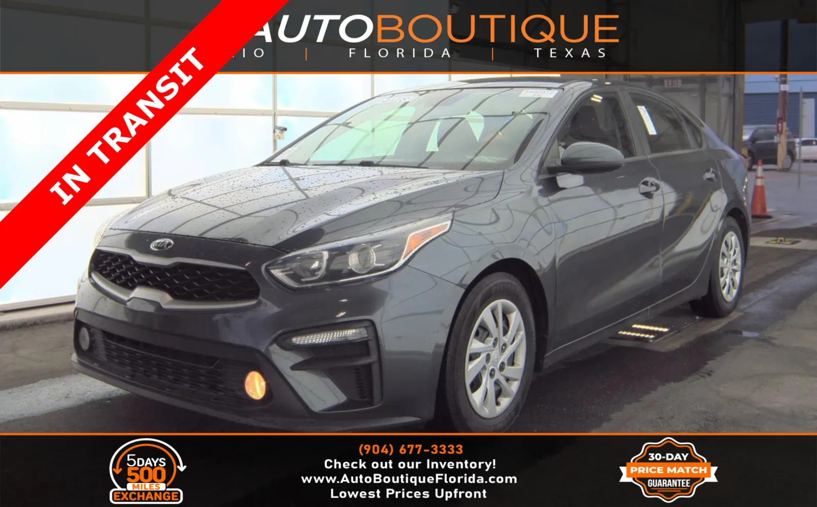 Gray 2020 Kia Forte FE for sale in Jacksonville, FL
