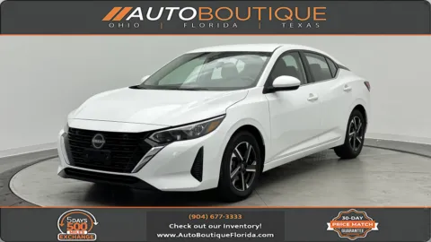White 2025 Nissan Sentra SV for sale in Jacksonville, FL