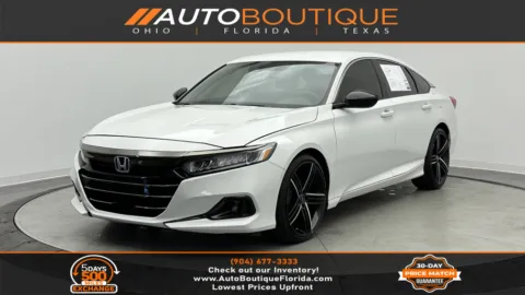 White 2022 Honda Accord Hybrid Sport for sale in Jacksonville, FL