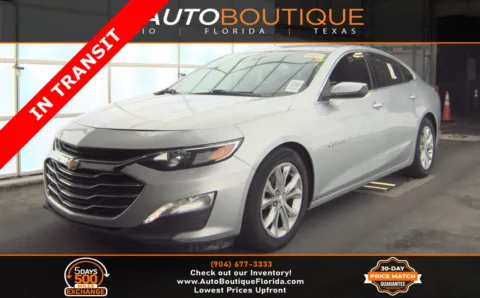 Silver 2020 Chevrolet Malibu LT for sale in Jacksonville, FL