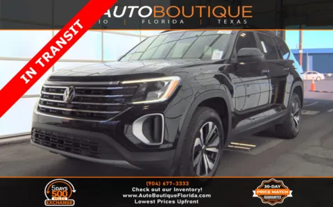 Black 2024 Volkswagen Atlas 2.0T SE for sale in Jacksonville, FL