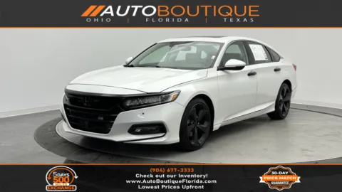 White 2019 Honda Accord Sedan Touring 2.0T for sale in Jacksonville, FL