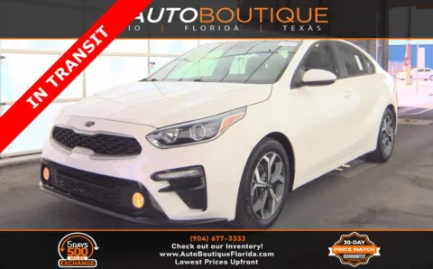 White 2021 Kia Forte LXS for sale in Jacksonville, FL