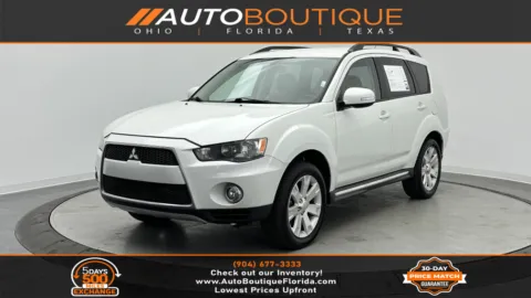 White 2012 Mitsubishi Outlander SE for sale in Jacksonville, FL