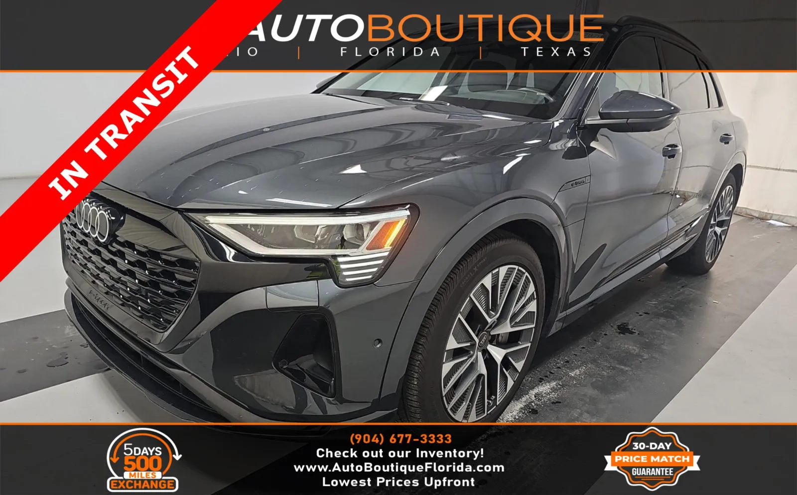 Gray 2024 Audi Q8 e-tron Premium Plus for sale in Jacksonville, FL