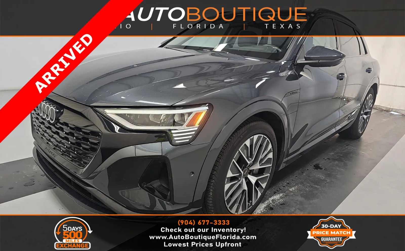 Gray 2024 Audi Q8 e-tron Premium Plus for sale in Jacksonville, FL
