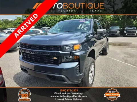 Gray 2021 Chevrolet Silverado 1500 Custom for sale in Jacksonville, FL