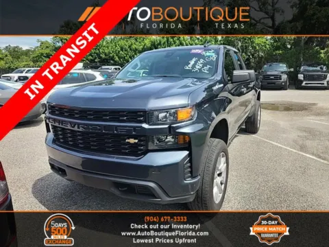 Gray 2021 Chevrolet Silverado 1500 Custom for sale in Jacksonville, FL