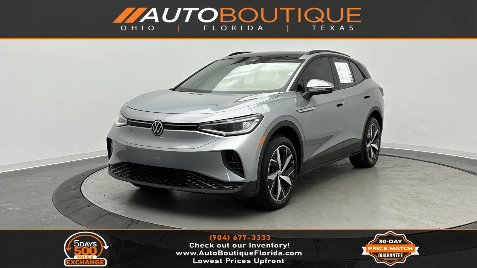 Silver 2023 Volkswagen ID.4 Pro S for sale in Jacksonville, FL