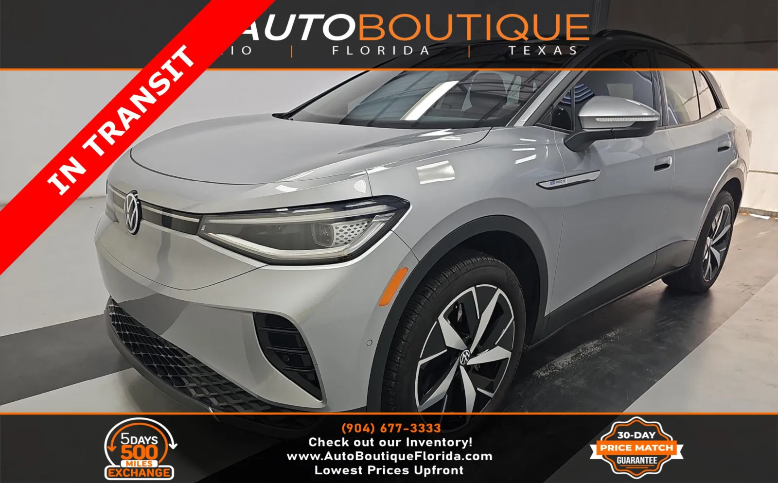Silver 2023 Volkswagen ID.4 Pro S for sale in Jacksonville, FL