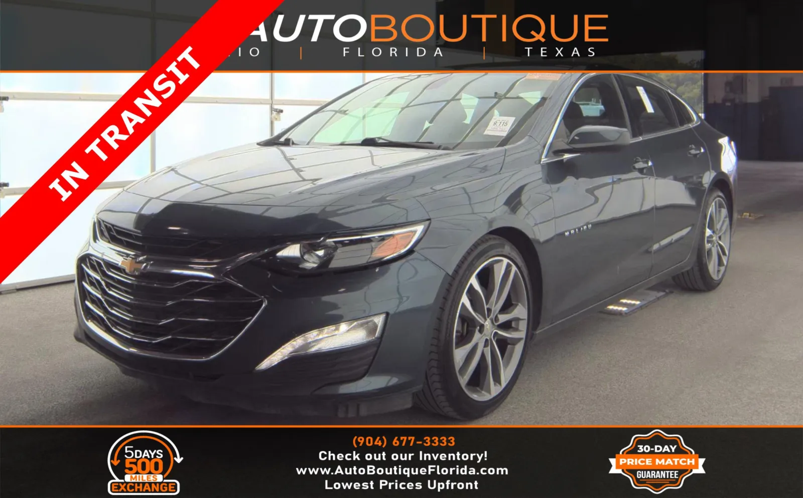 Gray 2021 Chevrolet Malibu LT for sale in Jacksonville, FL