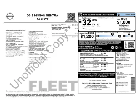 Photos of 2019 Nissan Sentra S for sale in Jacksonville, FL at Auto Boutique Florida
