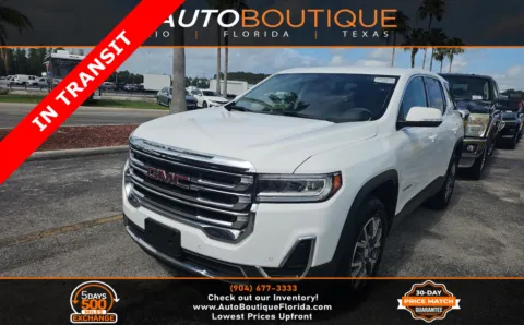 White 2022 GMC Acadia SLE for sale in Jacksonville, FL
