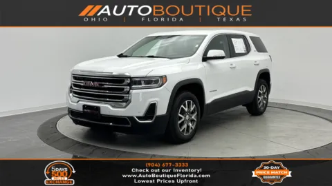 White 2022 GMC Acadia SLE for sale in Jacksonville, FL