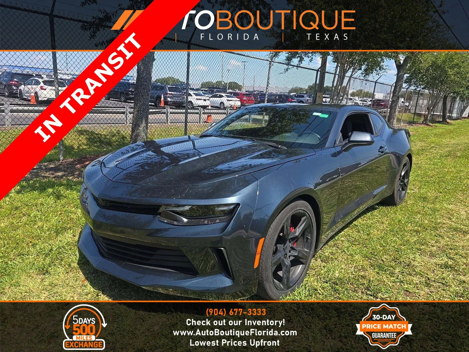 Gray 2020 Chevrolet Camaro 1LT for sale in Jacksonville, FL