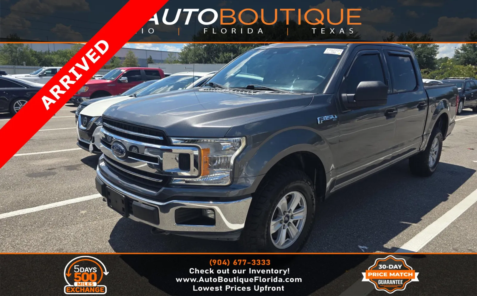 Gray 2019 Ford F-150 XLT for sale in Jacksonville, FL