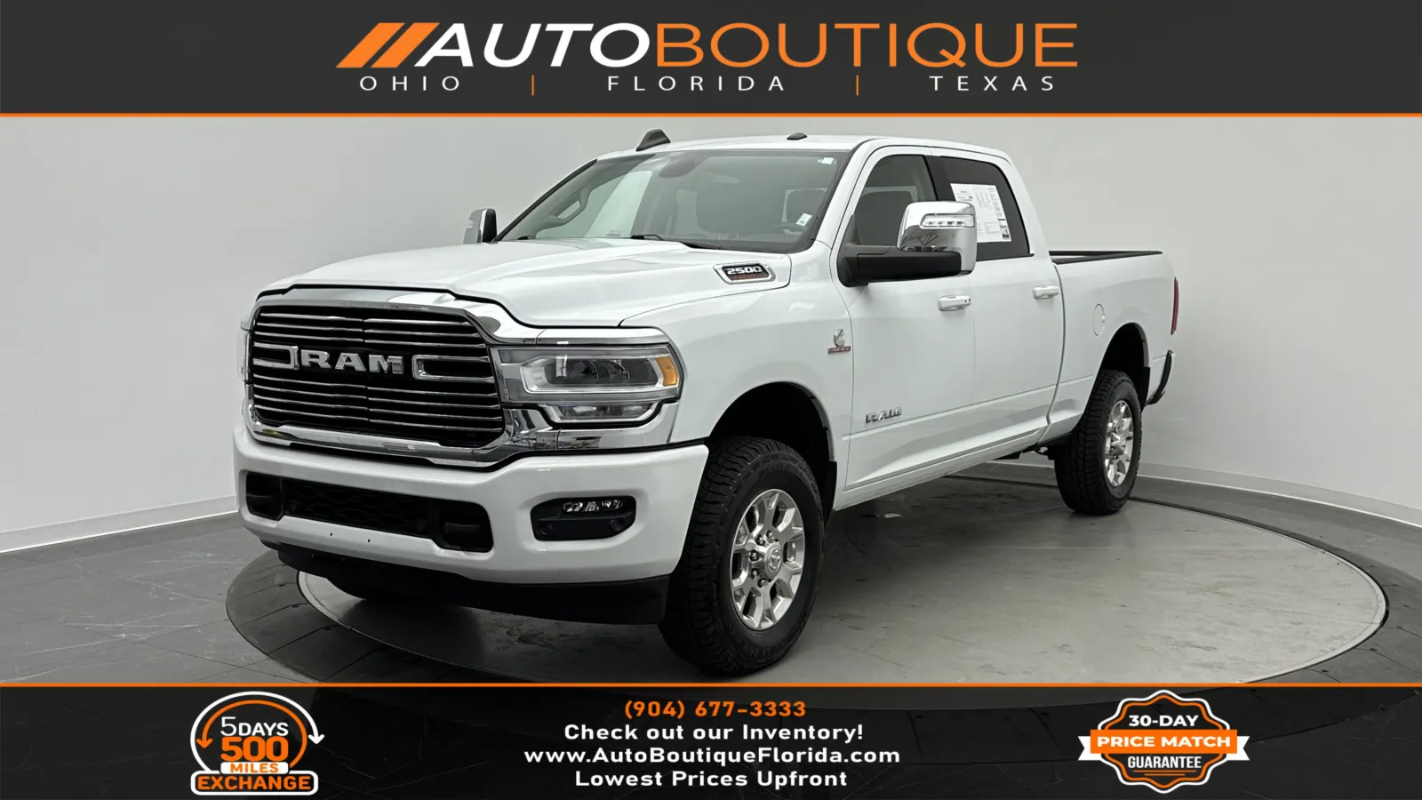 White 2024 Ram 2500 Laramie for sale in Jacksonville, FL