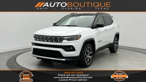 White 2025 Jeep Compass Limited for sale in Jacksonville, FL