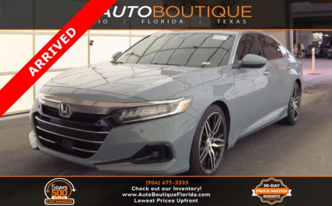 Gray 2021 Honda Accord Hybrid Touring for sale in Jacksonville, FL